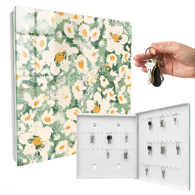 Schlüsselkasten mit Blumenmuster