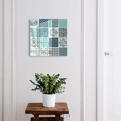 Schlüsselbox für die Wand im Retro-Mosaik-Design