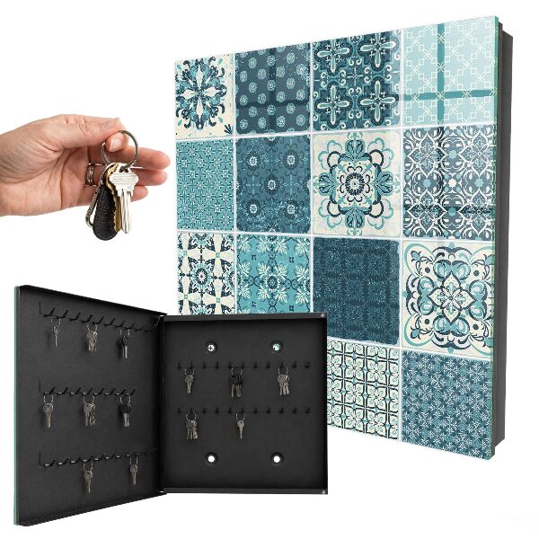 Schlüsselbox für die Wand im Retro-Mosaik-Design
