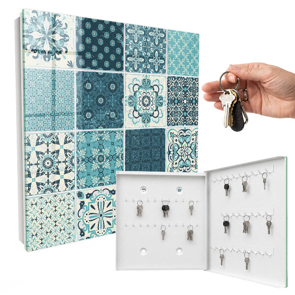 Schlüsselbox für die Wand im Retro-Mosaik-Design