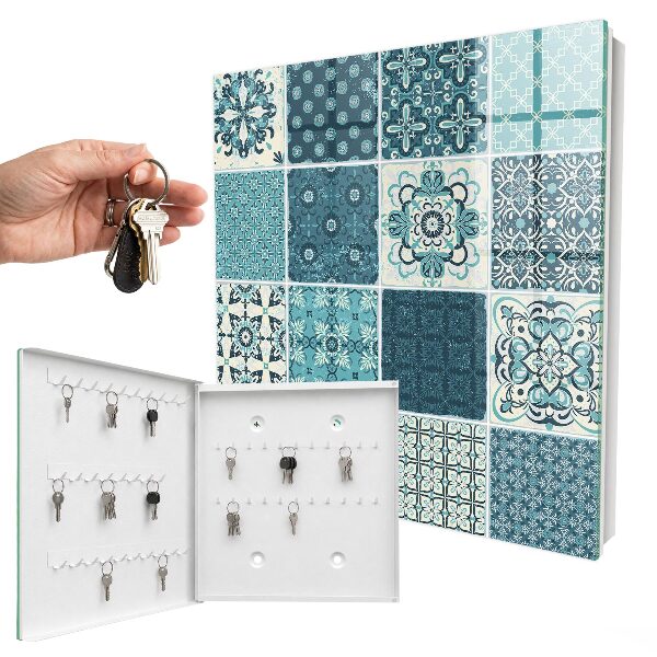 Schlüsselbox für die Wand im Retro-Mosaik-Design