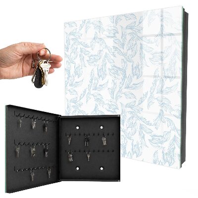 Schlüsselbox mit Blumenmuster