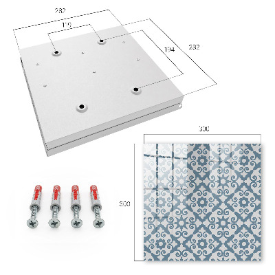 Schlüsselbox zur Wandmontage im geometrischen Design
