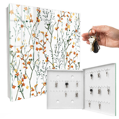 Schlüsselkasten mit Blumenmuster