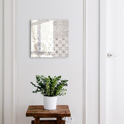Wand-Schlüsselbox mit geometrischem Muster