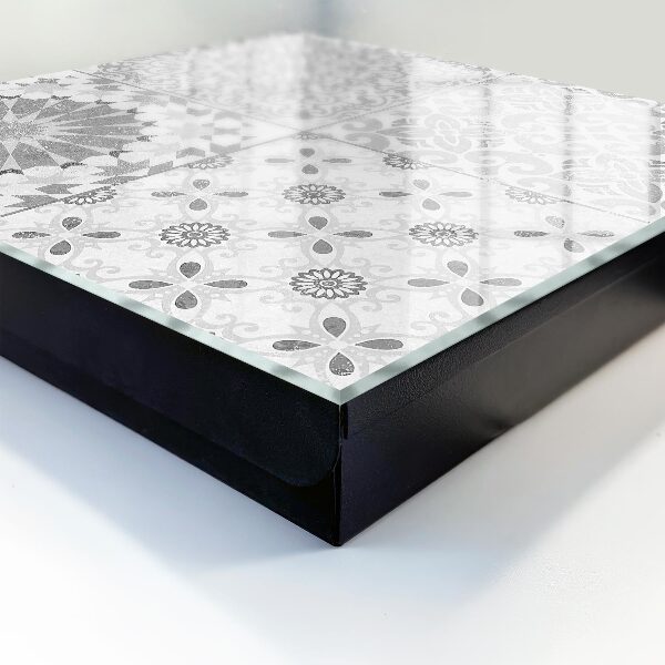 Wand-Schlüsselbox mit geometrischem Muster
