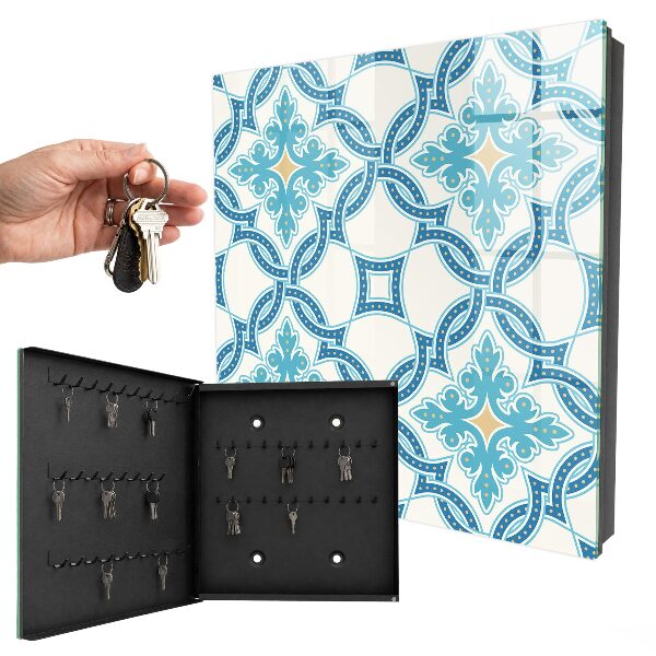 Schlüsselbox mit dekorativem Mosaikdesign
