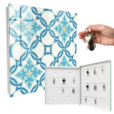 Schlüsselbox mit dekorativem Mosaikdesign