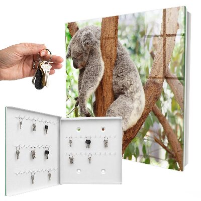 Schlüsselbox für die Wand mit Koala-Design
