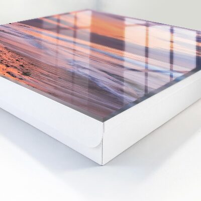 Schlüsselbox für die Wand mit Motiv Sonnenuntergang