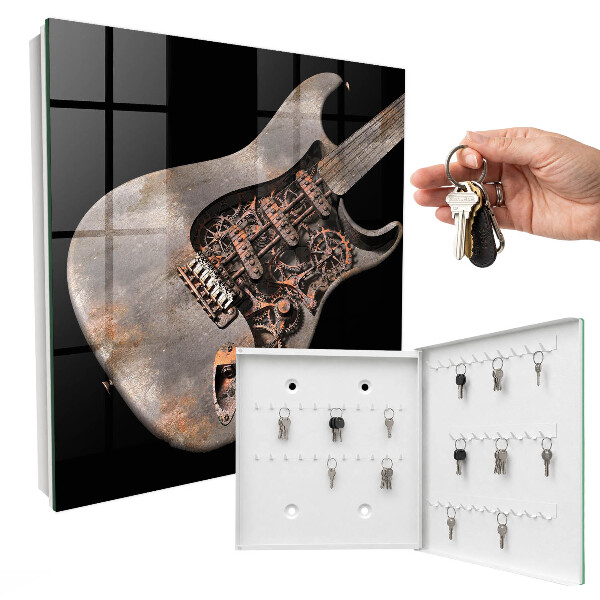 Schlüsselbox zur Wandmontage mechanische Gitarre
