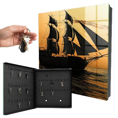Schlüsselbox für die Wand Modell Seeabenteuer