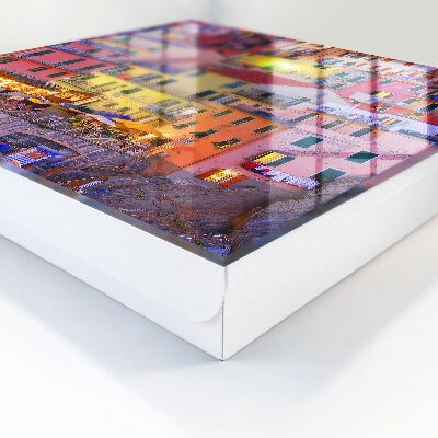 Schlüsselbox zur Wandmontage im Design Farben der Stadt