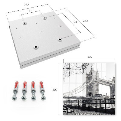 Schlüsselbox mit Motiv Gotische Brücke