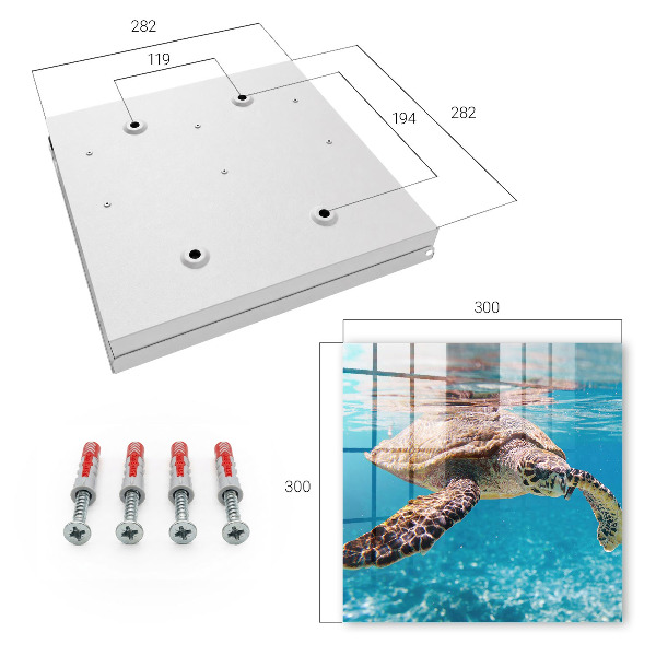 Schlüsselkasten mit Motiv Unterwasserwelt
