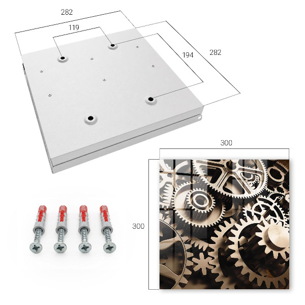 Schlüsselbox für die Wandmontage mechanische Ausführung
