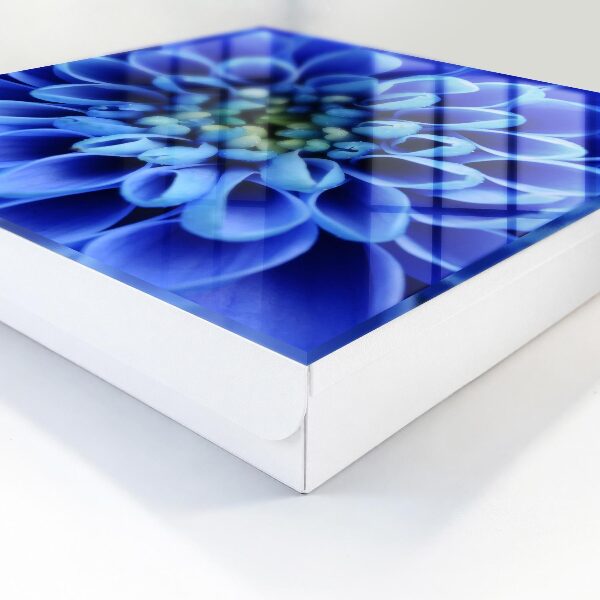 Schlüsselbox im Design Blaue Blume