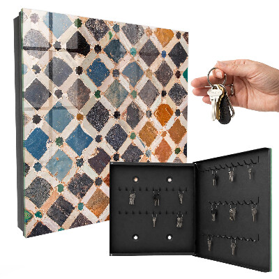 Schlüsselbox im Design Mosaik der Farben