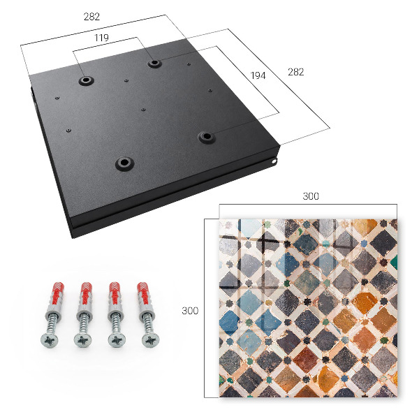Schlüsselbox im Design Mosaik der Farben