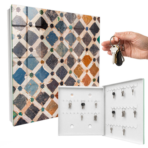Schlüsselbox im Design Mosaik der Farben