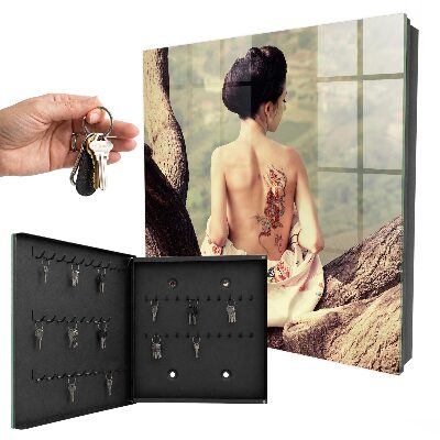 Schlüsselbox für die Wand im Design Harmonie der Natur