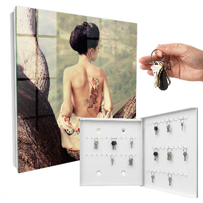 Schlüsselbox für die Wand im Design Harmonie der Natur