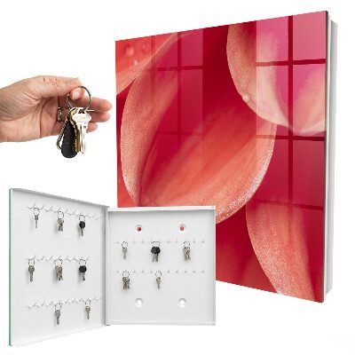 Schlüsselbox mit floralem Motiv