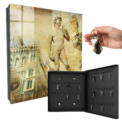 Schlüsselbox zur Wandmontage im Design Florentiner Renaissance