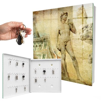 Schlüsselbox zur Wandmontage im Design Florentiner Renaissance