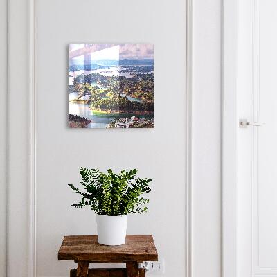 Schlüsselbox im Design Grüne Inseln