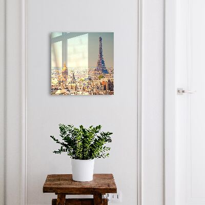 Schlüsselbox für die Wand mit Stadtlandschaft-Motiv