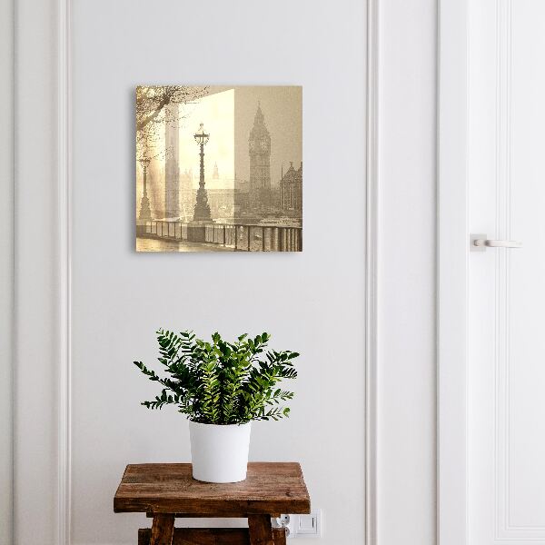 Schlüsselkasten mit Motiv Nebliges London