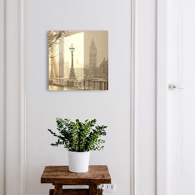 Schlüsselkasten mit Motiv Nebliges London