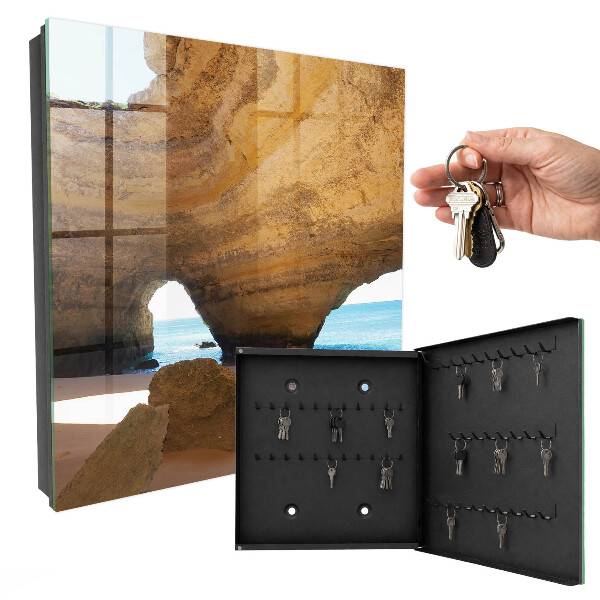 Schlüsselbox zur Wandmontage Motiv Meereshöhle