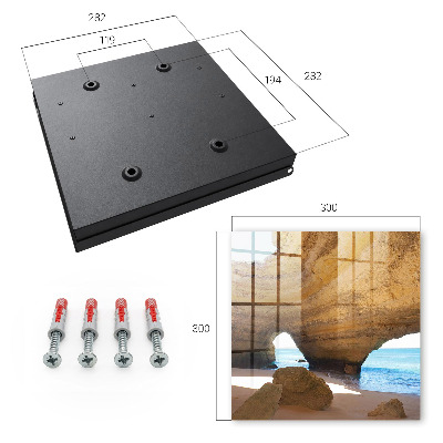 Schlüsselbox zur Wandmontage Motiv Meereshöhle