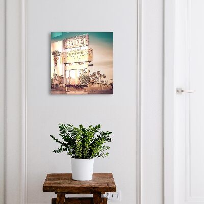 Schlüsselbox im Retro-Motel-Design