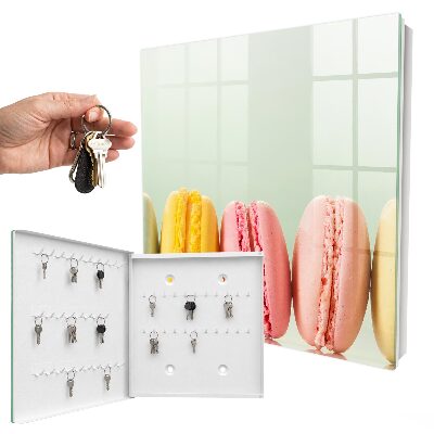 Schlüsselkasten mit buntem Leckereien-Motiv