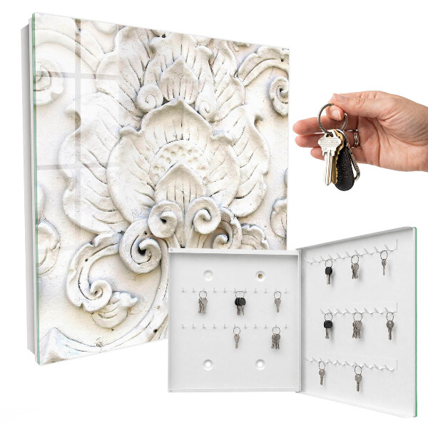 Schlüsselbox mit Blumendekoration