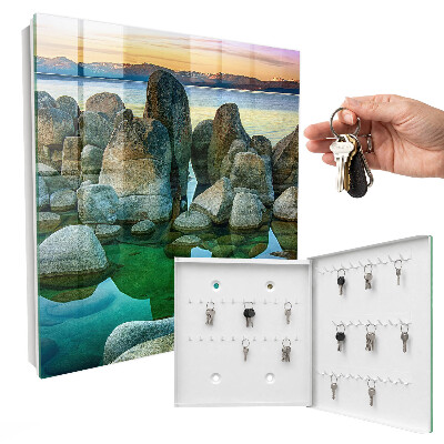 Schlüsselkasten mit Motiv Ruhe in den Bergen