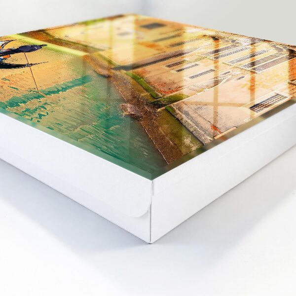 Schlüsselbox zur Wandmontage Motiv Kanäle von Venedig