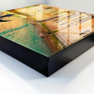 Schlüsselbox zur Wandmontage Motiv Kanäle von Venedig