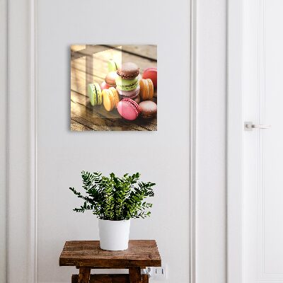 Schlüsselbox mit buntem Süßigkeiten-Motiv