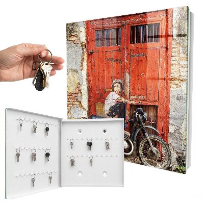 Schlüsselbox im Straßenkunst-Design