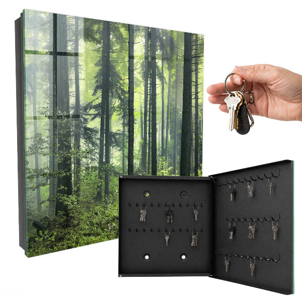 Schlüsselkasten mit Motiv Grüner Wald