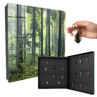 Schlüsselkasten mit Motiv Grüner Wald