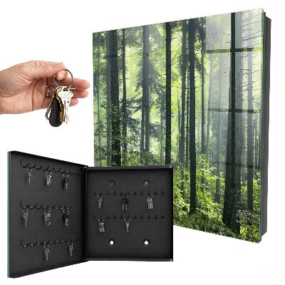 Schlüsselkasten mit Motiv Grüner Wald