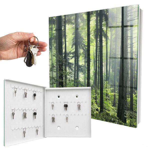 Schlüsselkasten mit Motiv Grüner Wald