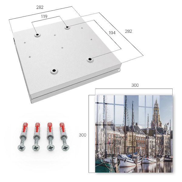 Schlüsselbox mit Motiv Segel auf dem Wasser