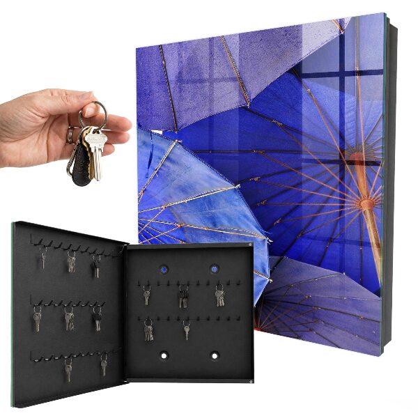 Schlüsselbox in Blau