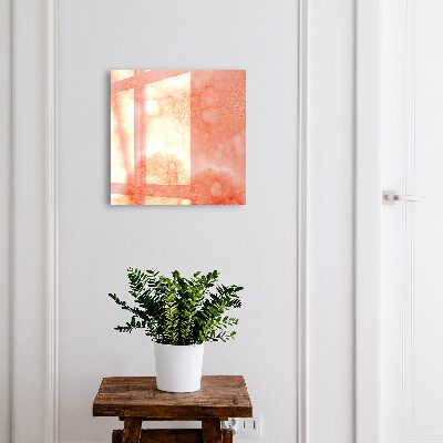 Schlüsselkasten mit Motiv Orange Abstraktion